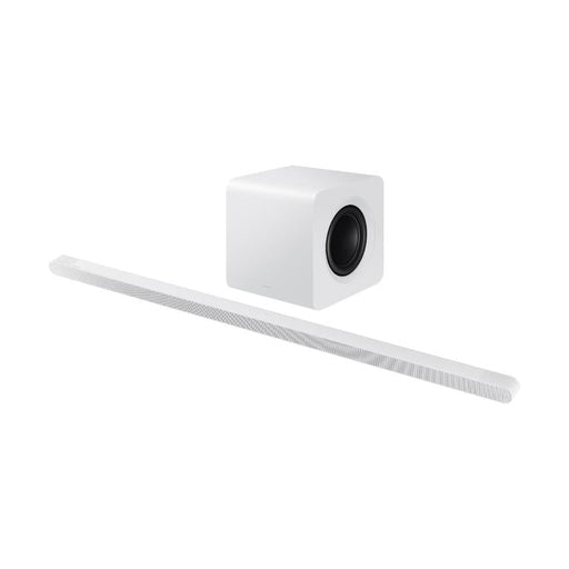 Samsung HW-S801D | Barre de son ultra slim - 3.1.2 canaux - Caisson de graves sans fil - 330W - Dolby Atmos - Bluetooth - Blanc-Sonxplus Sorel