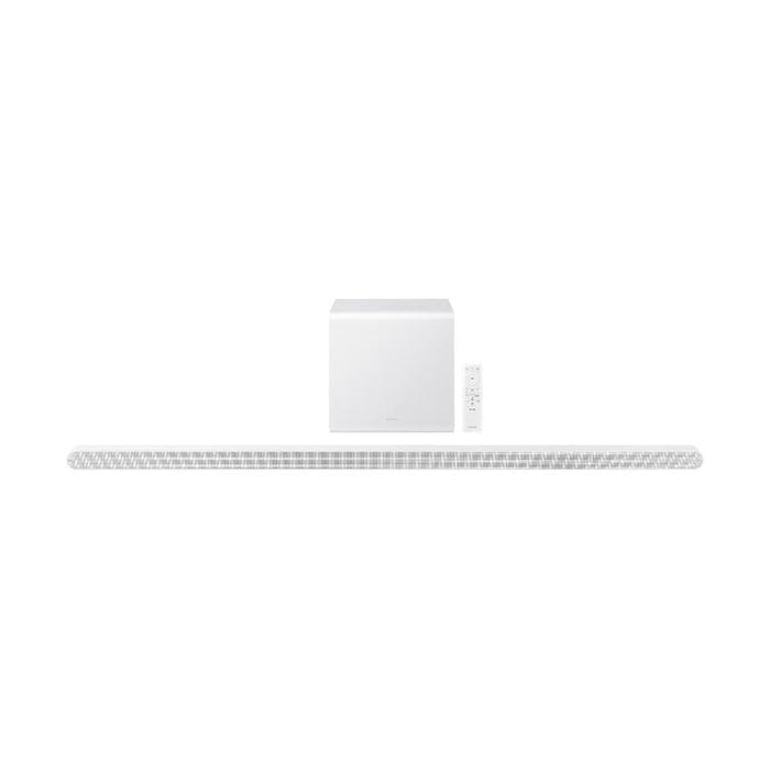 Samsung HW-S801D | Barre de son ultra slim - 3.1.2 canaux - Caisson de graves sans fil - 330W - Dolby Atmos - Bluetooth - Blanc-Sonxplus Sorel