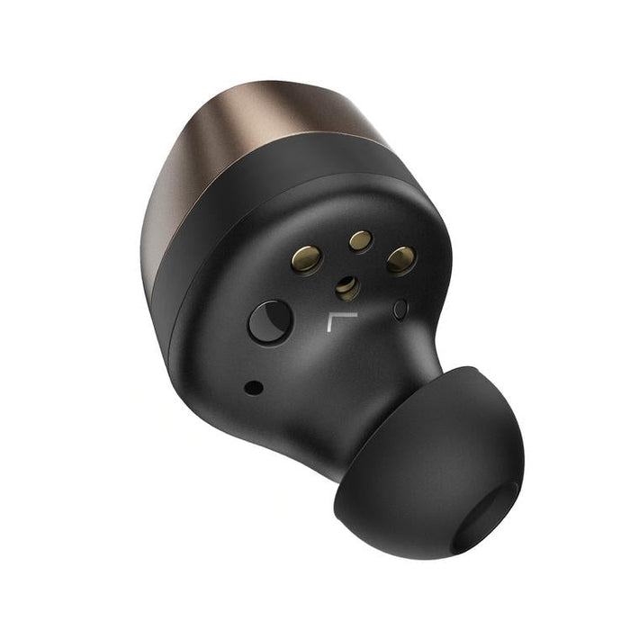 Sennheiser MOMENTUM True Wireless 4 | Écouteurs intra-auriculaires - Sans fil - Réduction adaptative du bruit - Noir/Cuivre-Sonxplus Sorel