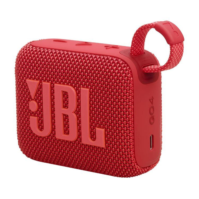 JBL GO 4 | Mini haut-parleur portable - Bluetooth - IP67 - Rouge-Sonxplus Sorel
