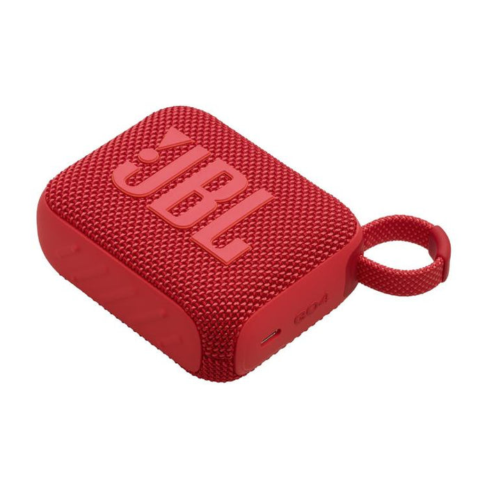 JBL GO 4 | Mini haut-parleur portable - Bluetooth - IP67 - Rouge-Sonxplus Sorel