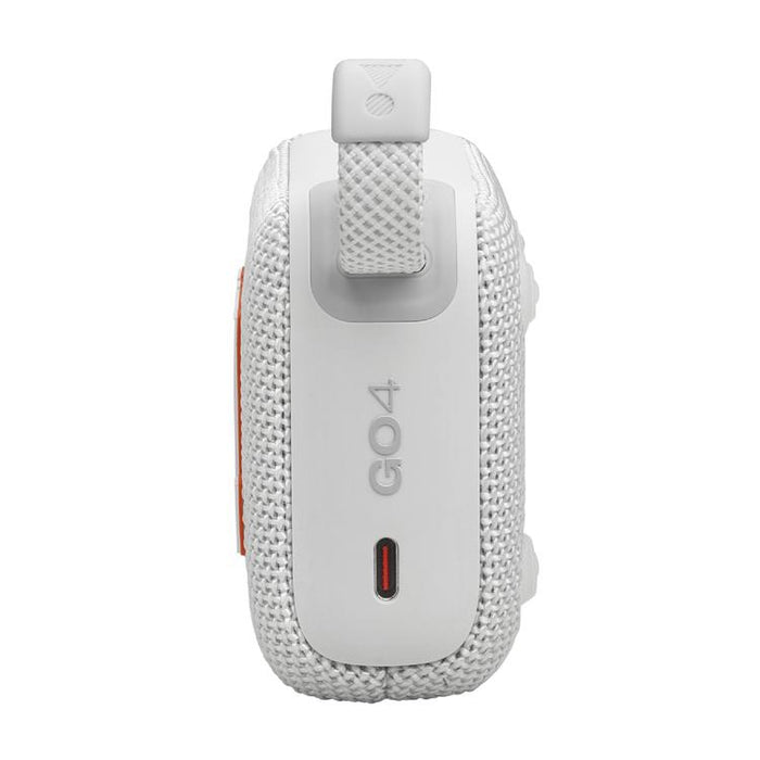 JBL GO 4 | Mini haut-parleur portable - Bluetooth - IP67 - Blanc-Sonxplus Sorel