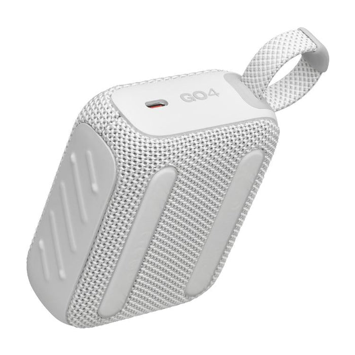 JBL GO 4 | Mini haut-parleur portable - Bluetooth - IP67 - Blanc-Sonxplus Sorel