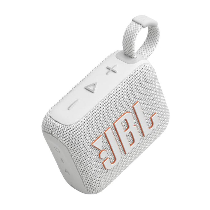 JBL GO 4 | Mini haut-parleur portable - Bluetooth - IP67 - Blanc-Sonxplus Sorel