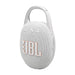 JBL Clip 5 | Haut-parleur à mousqueton portable - Bluetooth - IP67 - Blanc-Sonxplus Sorel