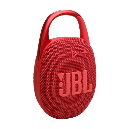 JBL Clip 5 | Haut-parleur à mousqueton portable - Bluetooth - IP67 - Rouge-Sonxplus Sorel