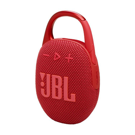 JBL Clip 5 | Haut-parleur à mousqueton portable - Bluetooth - IP67 - Rouge-Sonxplus Sorel