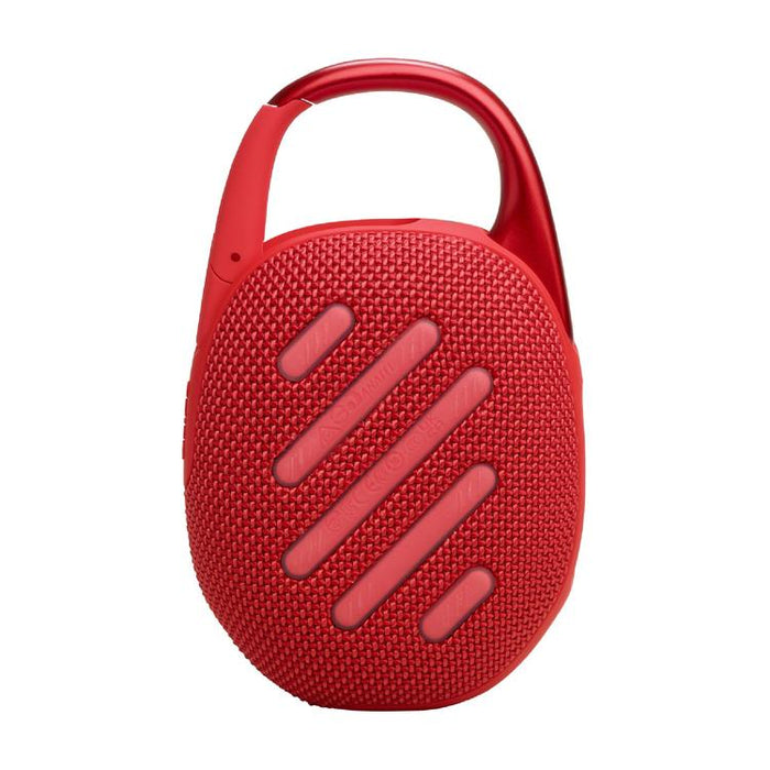 JBL Clip 5 | Haut-parleur à mousqueton portable - Bluetooth - IP67 - Rouge-Sonxplus Sorel