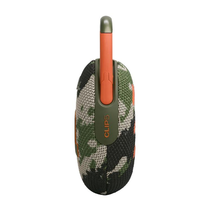 JBL Clip 5 | Haut-parleur à mousqueton portable - Bluetooth - IP67 - Camouflage-Sonxplus Sorel