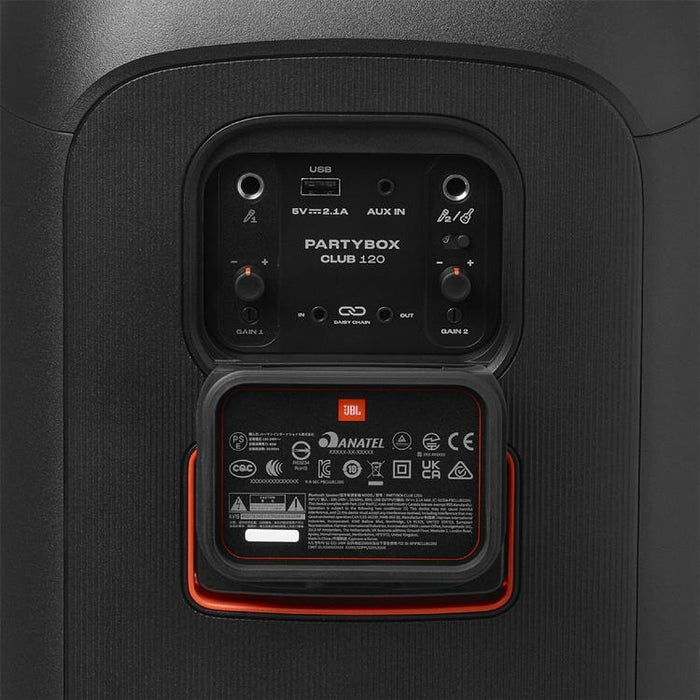 JBL PartyBox Club 120 | Haut-parleur portable - Sans fil - Bluetooth - Effets lumineux - 160 W - Noir-Sonxplus Sorel