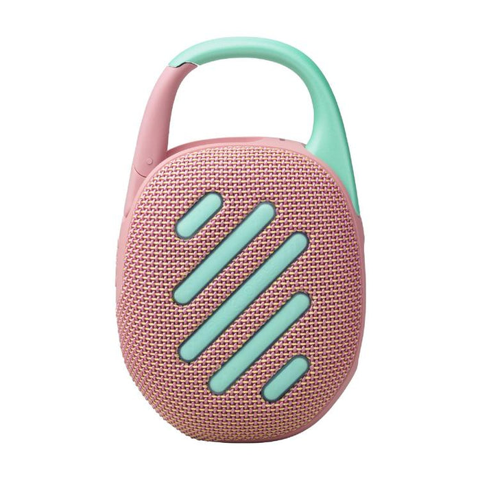 JBL Clip 5 | Haut-parleur à mousqueton portable - Bluetooth - IP67 - Rose-Sonxplus Sorel