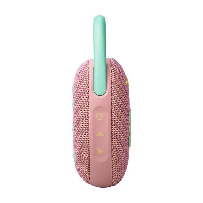 JBL Clip 5 | Haut-parleur à mousqueton portable - Bluetooth - IP67 - Rose-Sonxplus Sorel