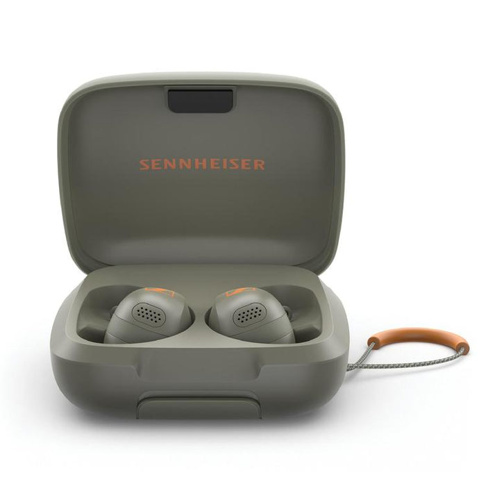 Sennheiser Momentum Sport | Écouteurs intra-auriculaires - Sans fil - Réduction active du bruit - Olive-Sonxplus Sorel
