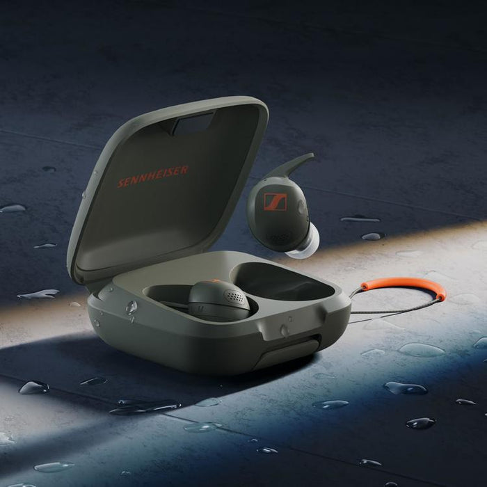 Sennheiser Momentum Sport | Écouteurs intra-auriculaires - Sans fil - Réduction active du bruit - Olive-Sonxplus Sorel