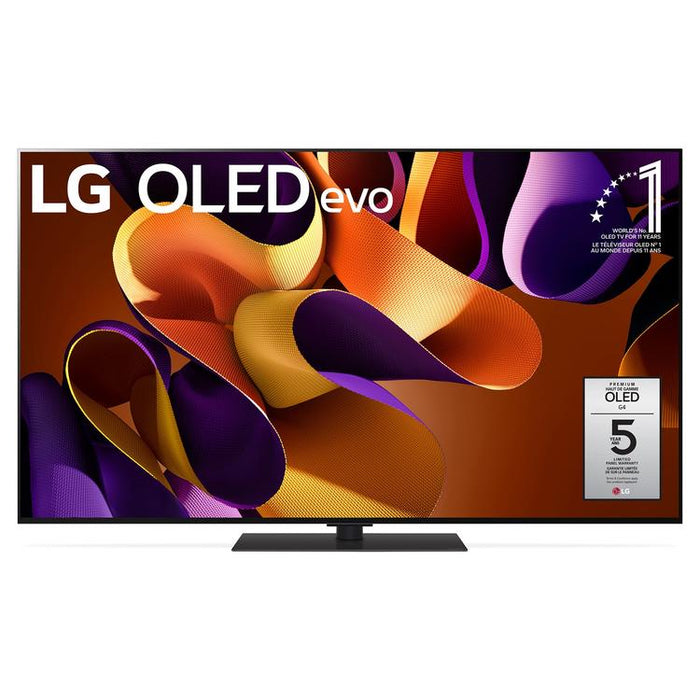 LG OLED65G4SUB | Téléviseur 65" 4K OLED - 120Hz - Série G4 - Processeur IA a11 4K - Noir-Sonxplus Sorel