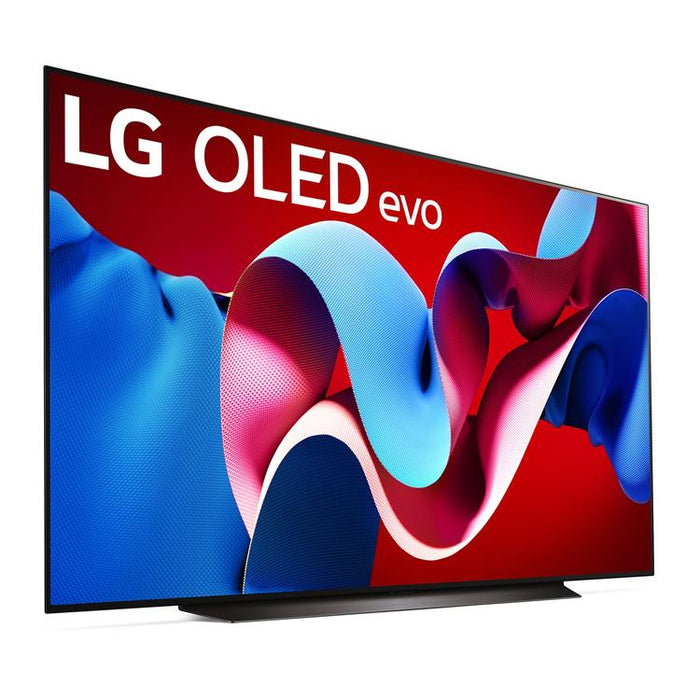 LG OLED83C4PUA | Téléviseur 83" 4K OLED - 120Hz - Série C4 - Processeur IA a9 Gen7 4K - Noir-Sonxplus Sorel