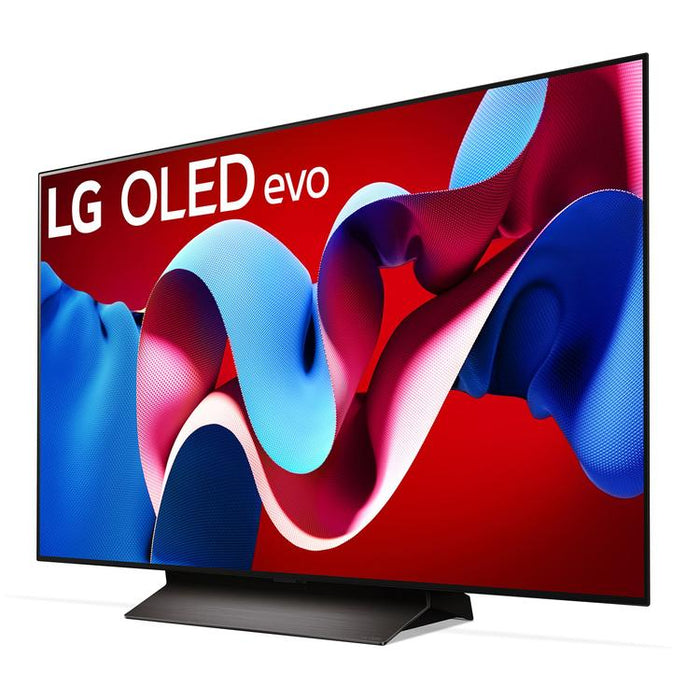 LG OLED48C4PUA | Téléviseur 48" 4K OLED - 120Hz - Série C4 - Processeur IA a9 Gen7 4K - Noir-Sonxplus Sorel
