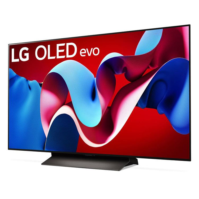 LG OLED48C4PUA | Téléviseur 48" 4K OLED - 120Hz - Série C4 - Processeur IA a9 Gen7 4K - Noir-Sonxplus Sorel
