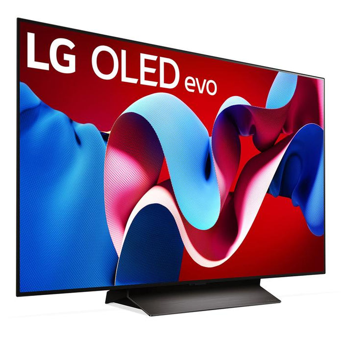 LG OLED48C4PUA | Téléviseur 48" 4K OLED - 120Hz - Série C4 - Processeur IA a9 Gen7 4K - Noir-Sonxplus Sorel