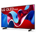 LG OLED42C4PUA | Téléviseur 42" 4K OLED - 120Hz - Série C4 - Processeur IA a9 4K - Noir-Sonxplus Sorel