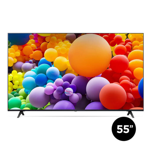 LG 55UT7570PUB | Téléviseur 55" - 4K Ultra HD - DEL - Série UT7570 - HDR - Smart WebOS - 60 Hz natif - Processeur IA a5 Gen7 4K - Noir-Sonxplus Sorel