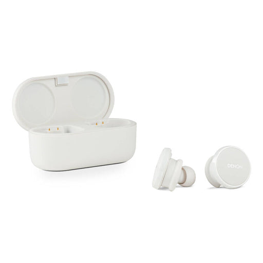 Denon PERL PRO | Écouteurs intra-auriculaires - Sans fil - Bluetooth - Technologie Masimo Adaptive Acoustic - Blanc-Sonxplus Sorel
