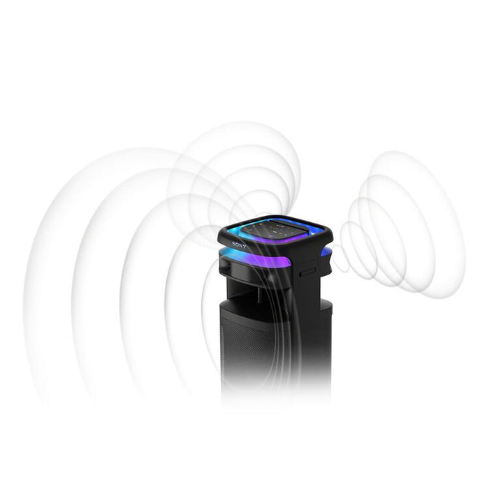 Sony ULT Tower 10 | Haut-parleur filaire - Bluetooth - Graves massives - Karaoké - Noir-Sonxplus Sorel