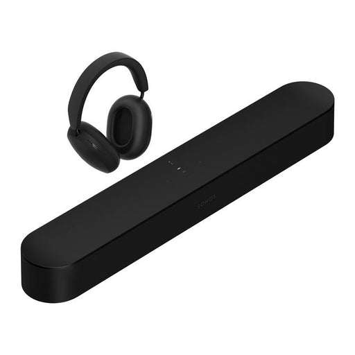 Sonos | Ensemble de divertissement personnel avec Sonos Beam (2e gen.) et Sonos Ace - Noir-Sonxplus Sorel