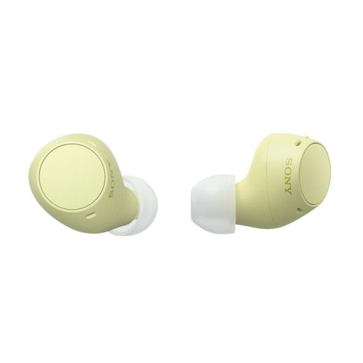 Sony WF-C510 | Écouteurs intra-auriculaires - 100% Sans fil - Bluetooth - Microphone - Jusqu'à 22 heures d'autonomie - IPX4 - Jaune-Sonxplus Sorel