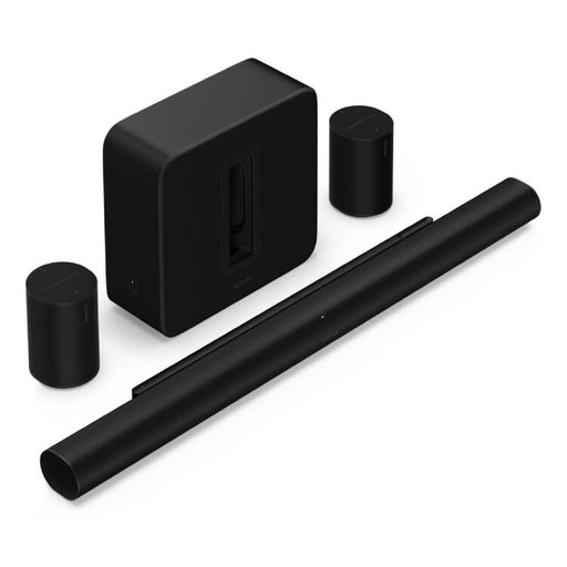 Sonos | Ensemble immersif haut de gamme avec Arc Ultra - 9.1.4 Canaux + 2 Era 100 + Sub 4 - Noir-Sonxplus Sorel