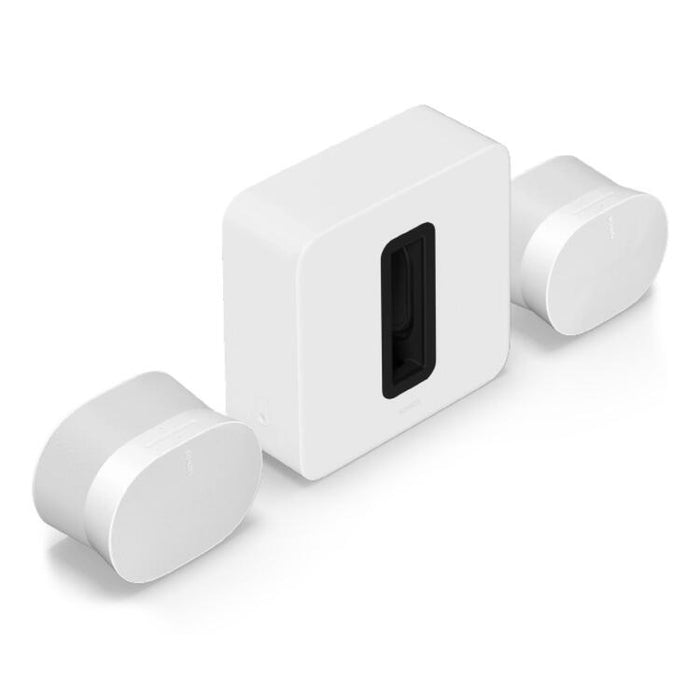Sonos | Ensemble complémentaire supérieur pour cinéma maison - Sub 4 + 2 Era 300 - Blanc-Sonxplus Sorel