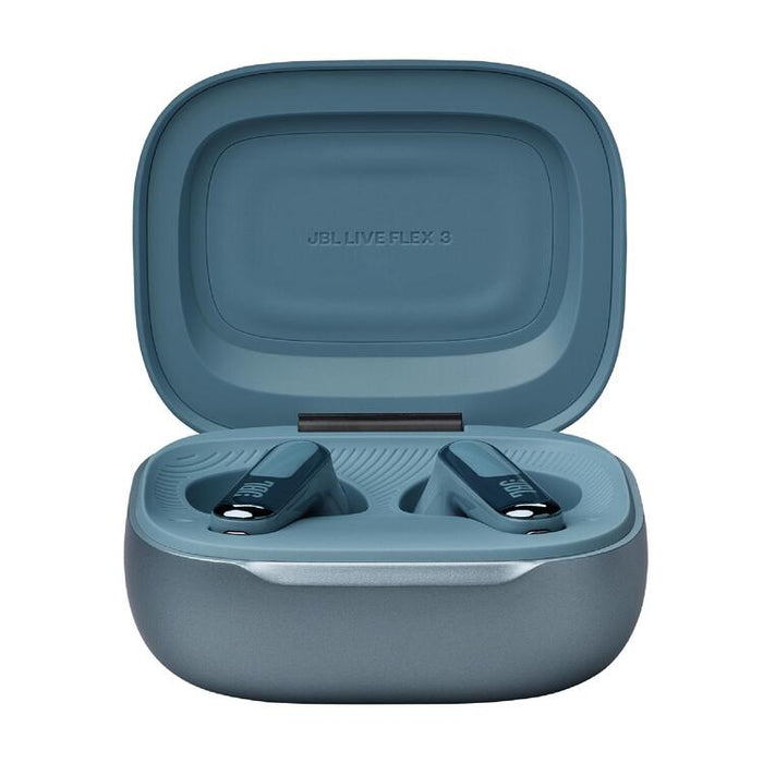 JBL Live Flex 3 | Écouteurs intra-auriculaire - Sans fil - Réduction de bruit - Écran tactile 1,45" - Bleu | Sonxplus Sorel