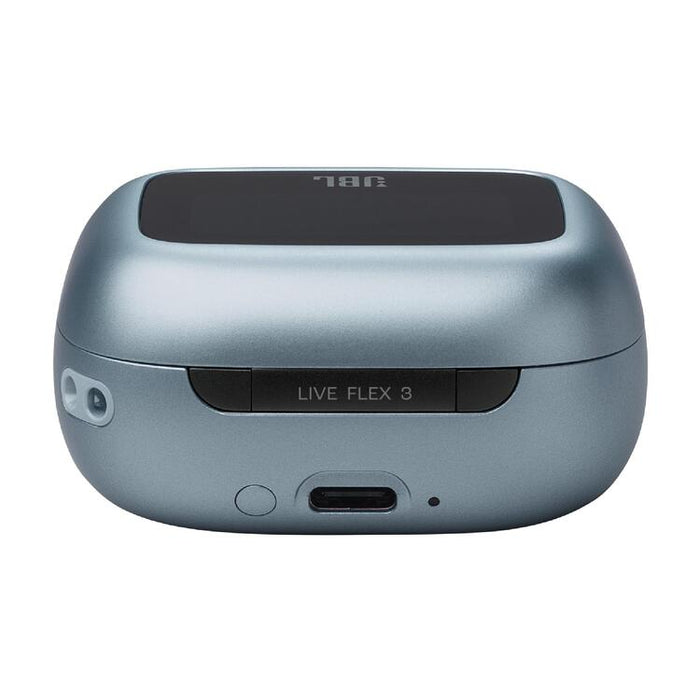 JBL Live Flex 3 | Écouteurs intra-auriculaire - Sans fil - Réduction de bruit - Écran tactile 1,45" - Bleu | Sonxplus Sorel