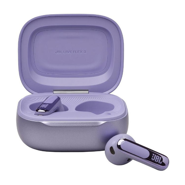 JBL Live Flex 3 | Écouteurs intra-auriculaire - Sans fil - Réduction de bruit - Écran tactile 1,45" - Mauve | Sonxplus Sorel