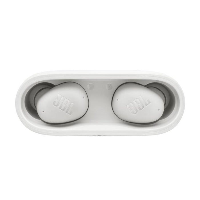 JBL Vibe Buds 2 | Écouteurs intra-auriculaires - Sans fil - Bluetooth - Technologie Smart Ambient - Blanc | Sonxplus Sorel