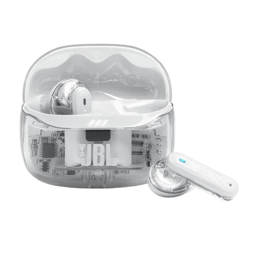 JBL Tune Beam 2 | Écouteurs intra-auriculaires - 100% Sans fil - Bluetooth - Smart Ambient - 6 Microphones - Blanc Fantôme | Sonxplus Sorel