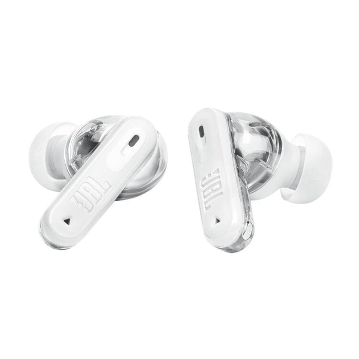 JBL Tune Beam 2 | Écouteurs intra-auriculaires - 100% Sans fil - Bluetooth - Smart Ambient - 6 Microphones - Blanc Fantôme | Sonxplus Sorel