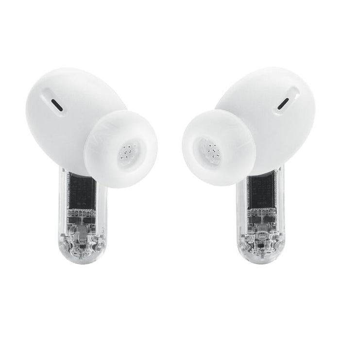 JBL Tune Beam 2 | Écouteurs intra-auriculaires - 100% Sans fil - Bluetooth - Smart Ambient - 6 Microphones - Blanc Fantôme | Sonxplus Sorel