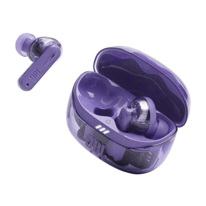 JBL Tune Beam 2 | Écouteurs intra-auriculaires - 100% Sans fil - Bluetooth - Smart Ambient - 6 Microphones - Mauve Fantôme | Sonxplus Sorel