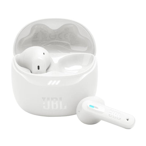 JBL Tune Flex 2 | Écouteurs intra-auriculaires - 100% Sans fil - Bluetooth - Réduction de bruit - 6 Microphones - IP54 - Blanc-Sonxplus Sorel