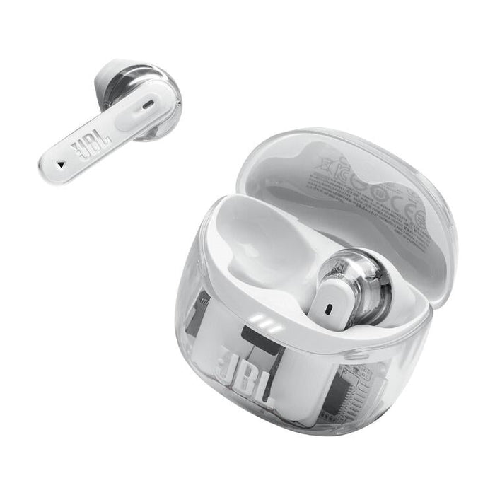 JBL Tune Flex 2 | Écouteurs intra-auriculaires - 100% Sans fil - Bluetooth - Réduction de bruit - 6 Microphones - IP54 - Blanc Fantôme | Sonxplus Sorel