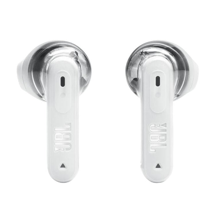 JBL Tune Flex 2 | Écouteurs intra-auriculaires - 100% Sans fil - Bluetooth - Réduction de bruit - 6 Microphones - IP54 - Blanc Fantôme | Sonxplus Sorel