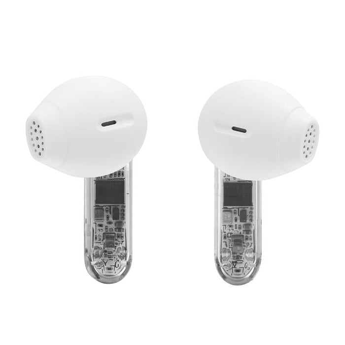 JBL Tune Flex 2 | Écouteurs intra-auriculaires - 100% Sans fil - Bluetooth - Réduction de bruit - 6 Microphones - IP54 - Blanc Fantôme | Sonxplus Sorel