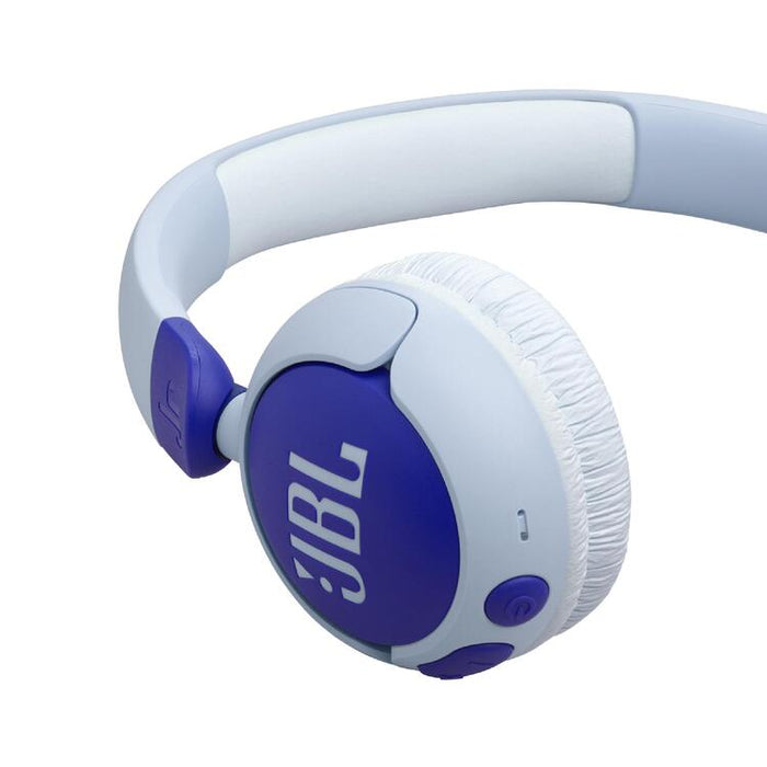 JBL JR 320BT | Écouteurs sans fil circum-auriculaires pour enfant - Bluetooth - JBL Safe Sound - Microphone - Bleu | Sonxplus Sorel