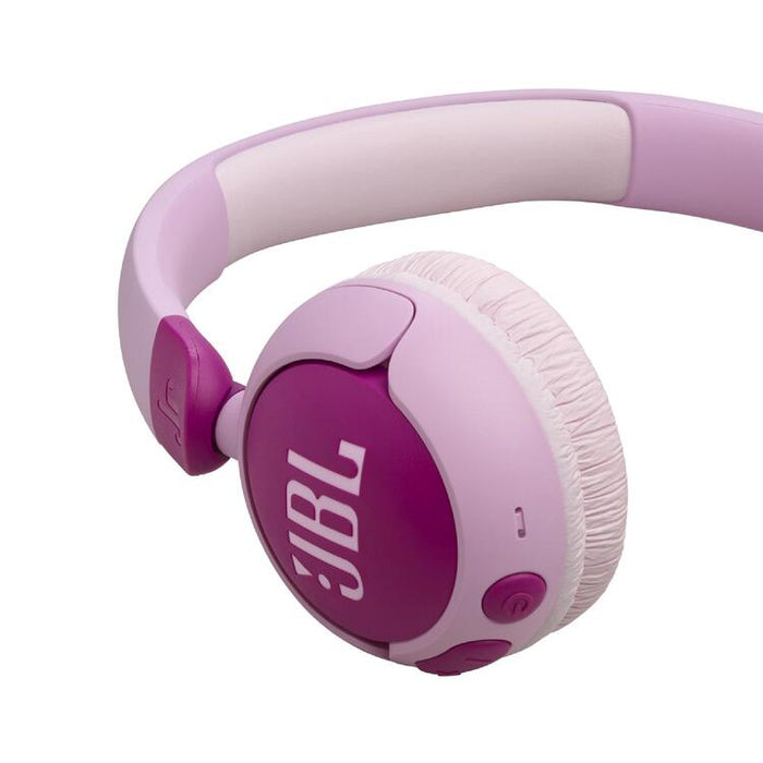 JBL JR 320BT | Écouteurs sans fil circum-auriculaires pour enfant - Bluetooth - JBL Safe Sound - Microphone - Mauve | Sonxplus Sorel