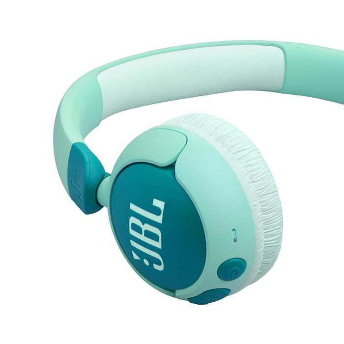 JBL JR 320BT | Écouteurs sans fil circum-auriculaires pour enfant - Bluetooth - JBL Safe Sound - Microphone - Vert | Sonxplus Sorel