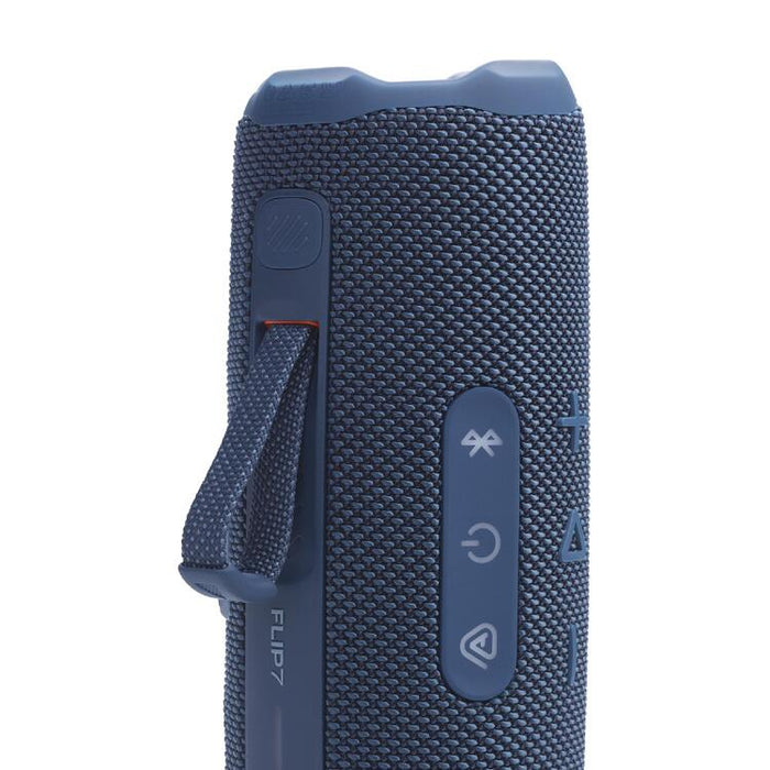 JBL Flip 7 | Haut-parleur portable - Bluetooth - Étanche - Jusqu'à 14 heures d'autonomie - Bleu | Sonxplus Sorel