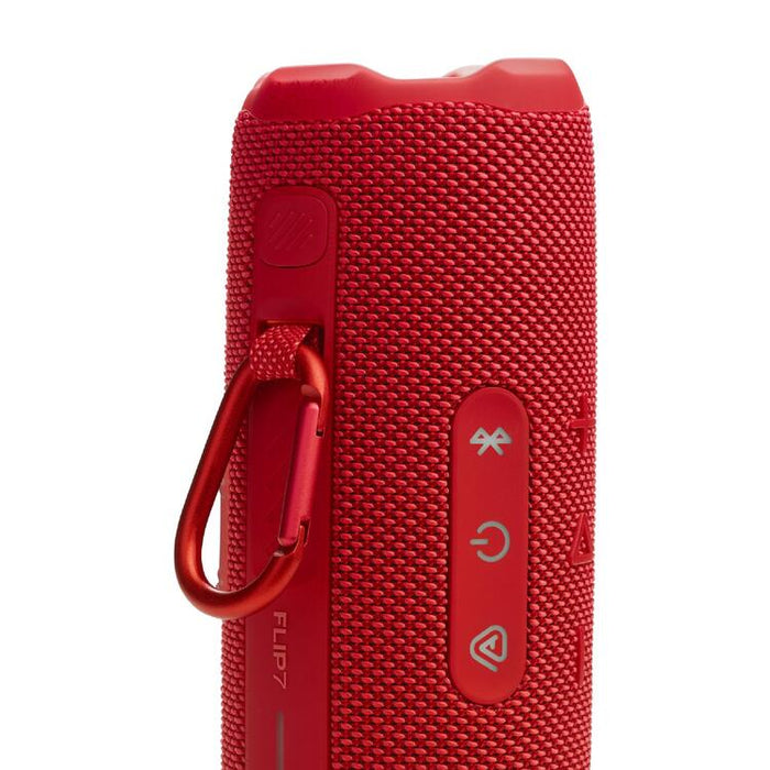 JBL Flip 7 | Haut-parleur portable - Bluetooth - Étanche - Jusqu'à 14 heures d'autonomie - Rouge | Sonxplus Sorel