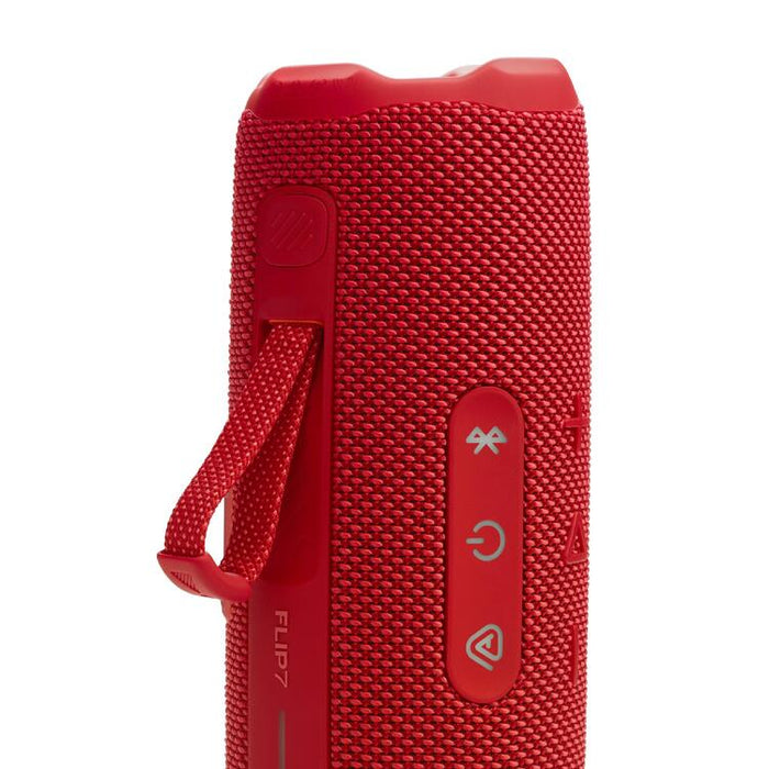 JBL Flip 7 | Haut-parleur portable - Bluetooth - Étanche - Jusqu'à 14 heures d'autonomie - Rouge | Sonxplus Sorel