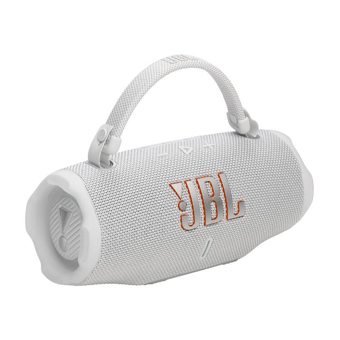 JBL Charge 6 | Haut-Parleur Portatif Bluetooth - Étanche - Auracast - 28 Heures d'autonomie - Blanc | Sonxplus Sorel